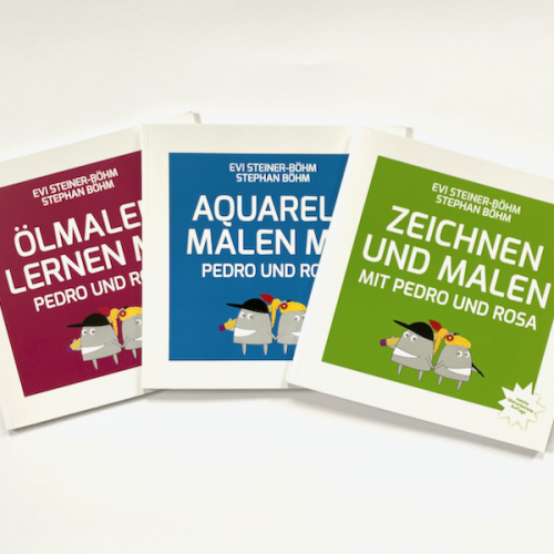 Abbildung der drei Pedro und Rosa Bücher